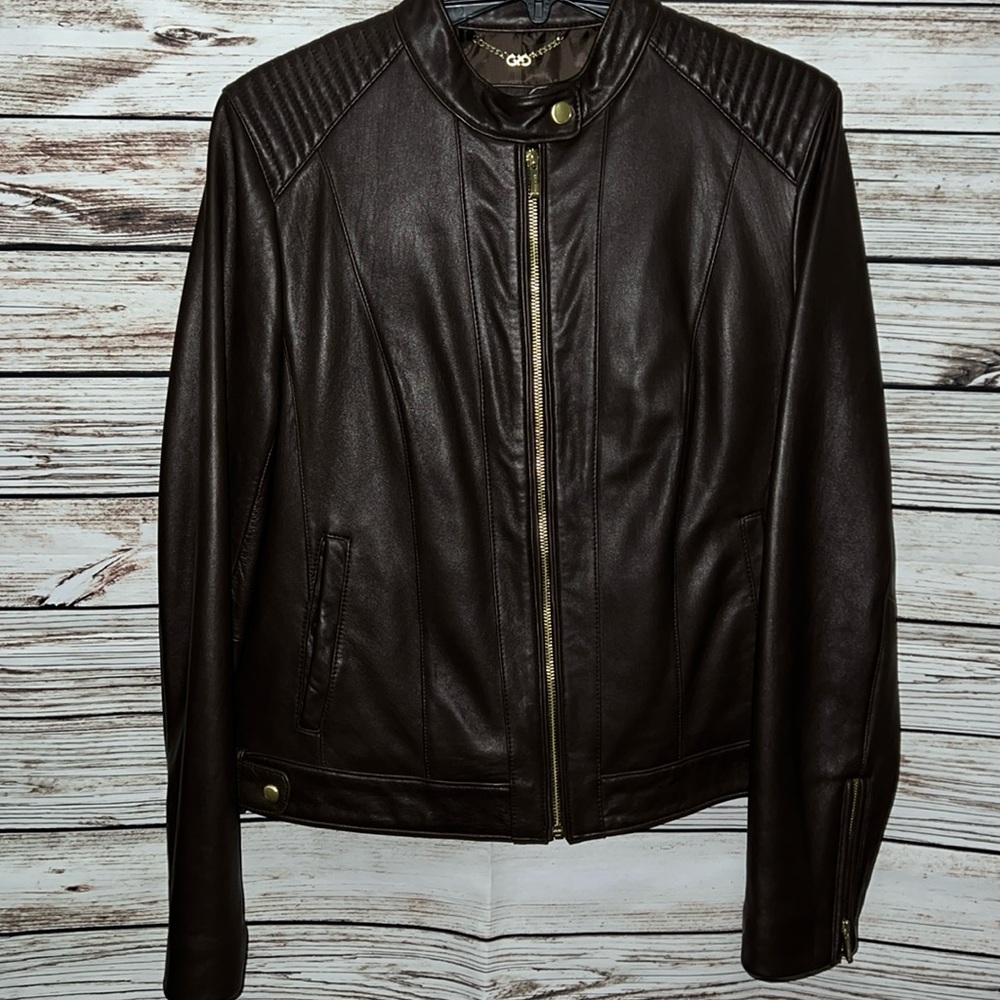 Cole Haan Leather Jacket XL